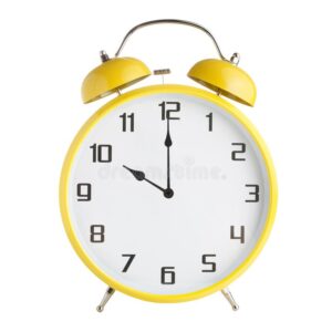 analog-alarm-clock-showing-ten-o-pm-isolated-white-background-142488719
